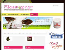 Tablet Screenshot of mediashopping.fr